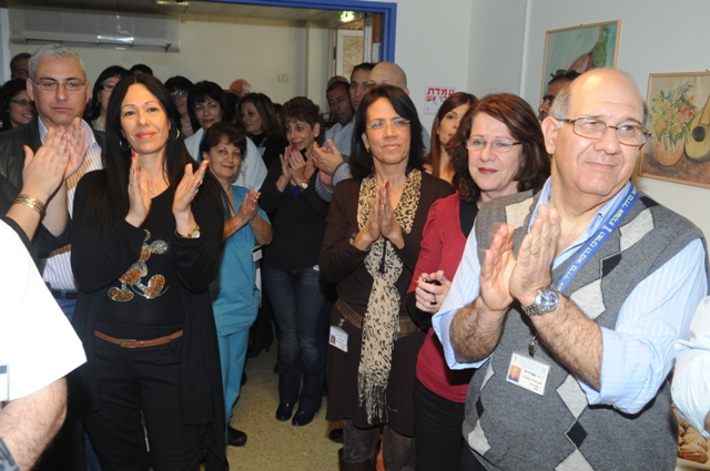 Medical Center Employees at the ceremony